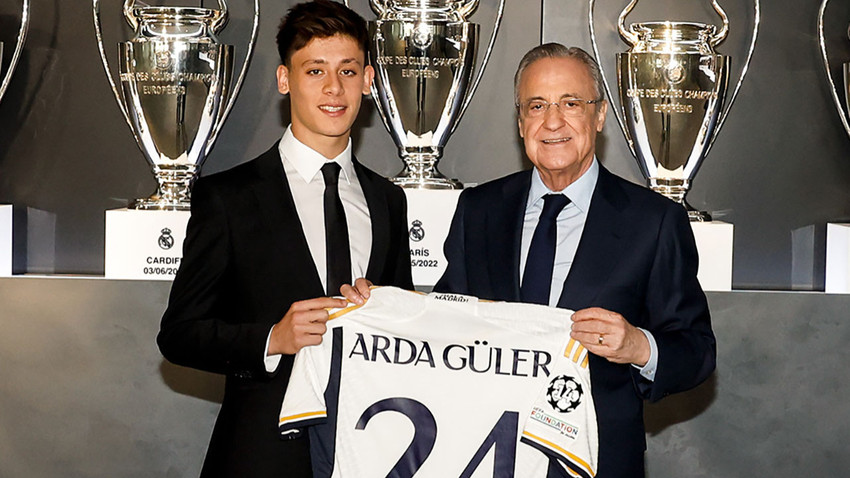 Arda Güler resmen Real Madrid'de: 24 numaralı formayı giyecek