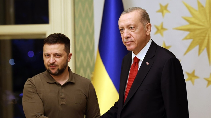 Cumhurbaşkanı Erdoğan  Ukrayna Devlet Başkanı Zelenskiy ile görüştü