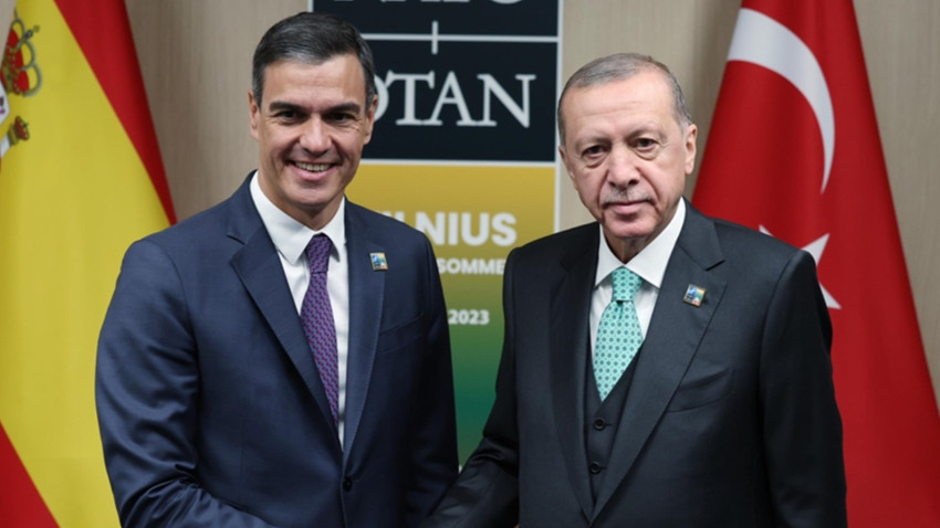 İspanya Başbakanı Sanchez'den Cumhurbaşkanı Erdoğan'a AB'ye üyelik sürecinde katkı sözü