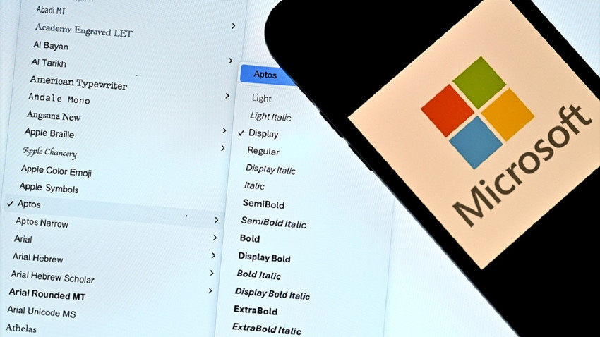 Microsoft Office Calibri'yle vedalaşıyor: Yeni varsayılan font Aptos
