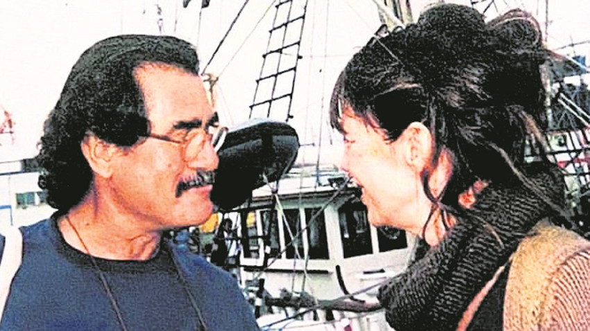 Bülent Korman, Cutty Sark’ın güvertesinde Jane Birkin ile...