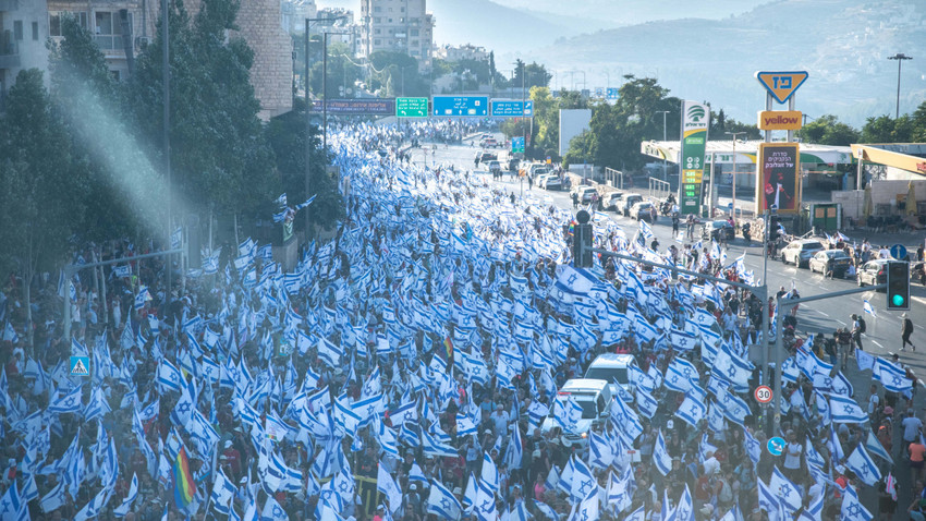 İsrail'de yargı düzenlemesi karşıtları protestolarını sürdürmekte kararlı