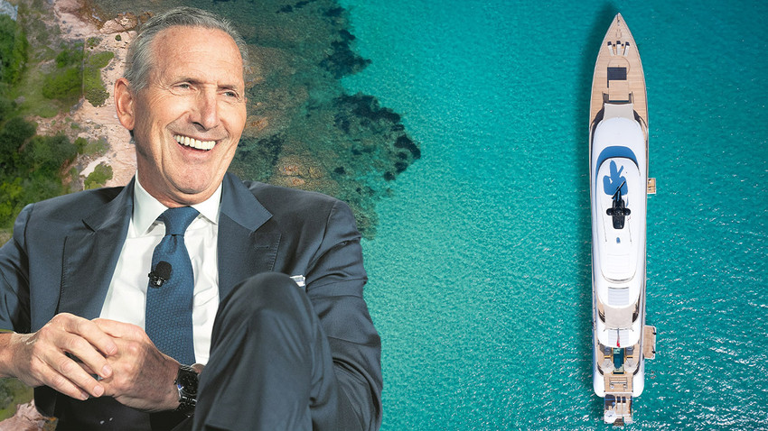 Starbucks CEO'su Howard Schultz'un yatı Türkiye'de: Fethiye'den yakıt aldı