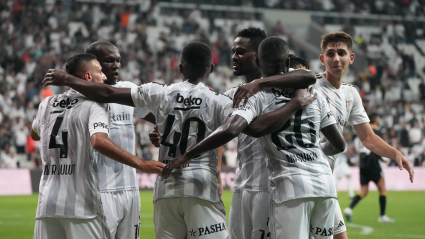 Beşiktaş UEFA Konferans Ligi'nde galibiyetle turladı