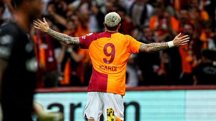 Galatasaray Trabzonspor'u Icardi'nin 2 golüyle geçti