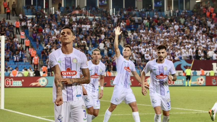 Çaykur Rizespor deplasmanda Trabzonspor'u 3-2 yendi