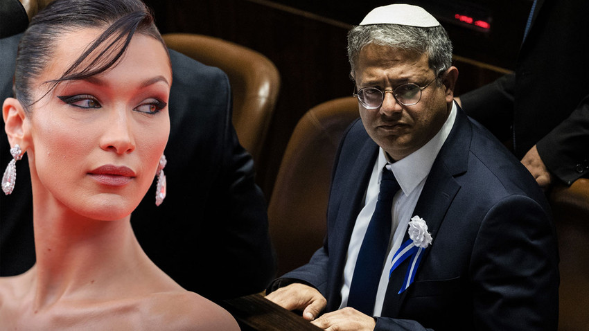 İsrailli Bakandan Bella Hadid’e İsrail düşmanı suçlaması