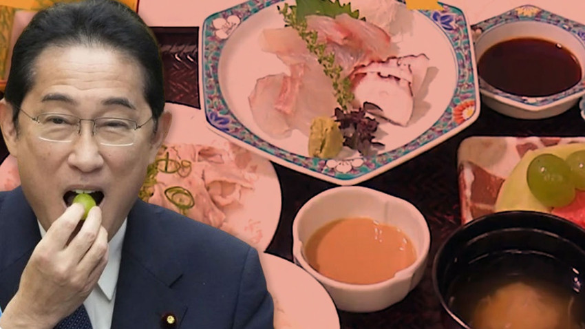 Japonya Başbakanı'nın 'radyoaktif' menüsü: Fukuşima pirinci, levrek, dil balığı ve ahtapot