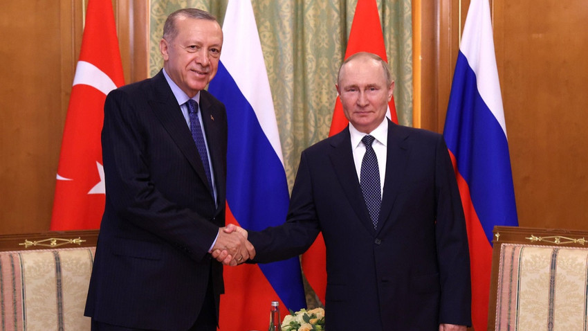 Cumhurbaşkanı Erdoğan, Putin'le görüştü