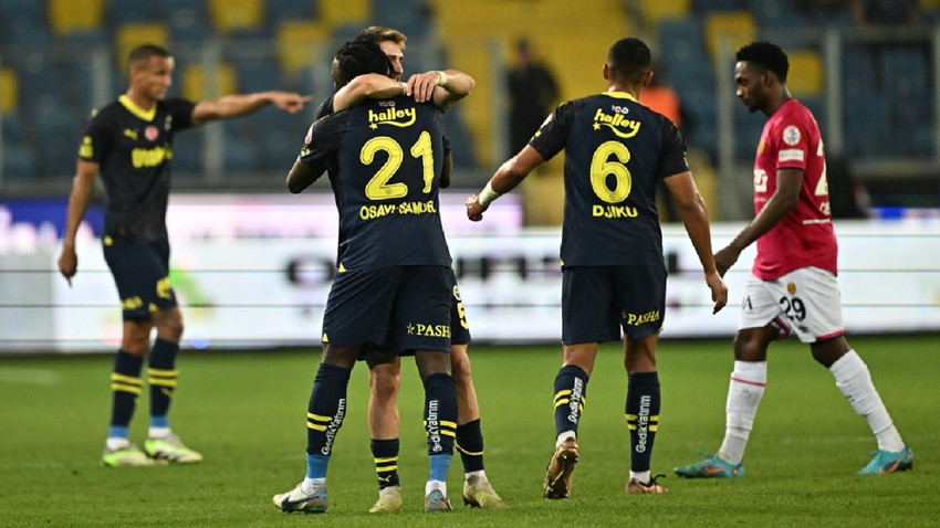 Fenerbahçe Ankaragücü'nü yenerek milli araya lider girdi