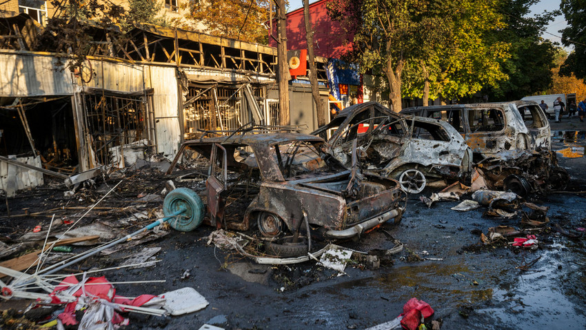 ABD Dışişleri Bakanı Antony Blinken çarşamba günü Ukrayna'nın başkentine giderek Devlet Başkanı Volodimir Zelenskiy ile görüştü Fotoğraf: Lynsey Addario/The New York Times