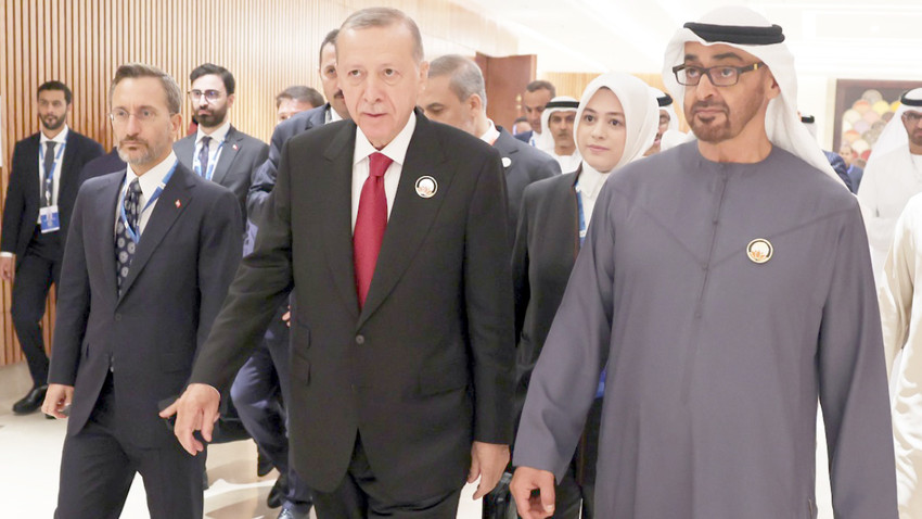Cumhurbaşkanı Erdoğan, BAE Devlet Başkanı Muhammed Bin Zayed Al Nahyan ile görüştü. (Fotoğraf: DepoPhotos)