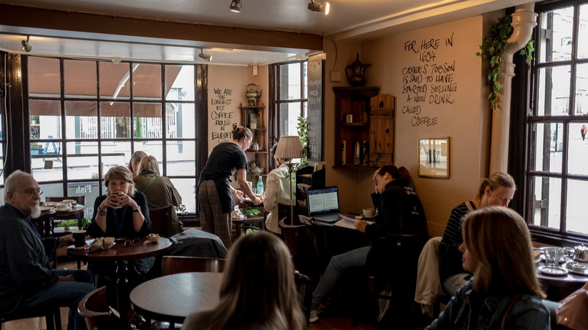 İngiltere, Oxford'da Queen's Lane Coffee House (Fotoğraf: Gabriella Demczuk/The New York Times)