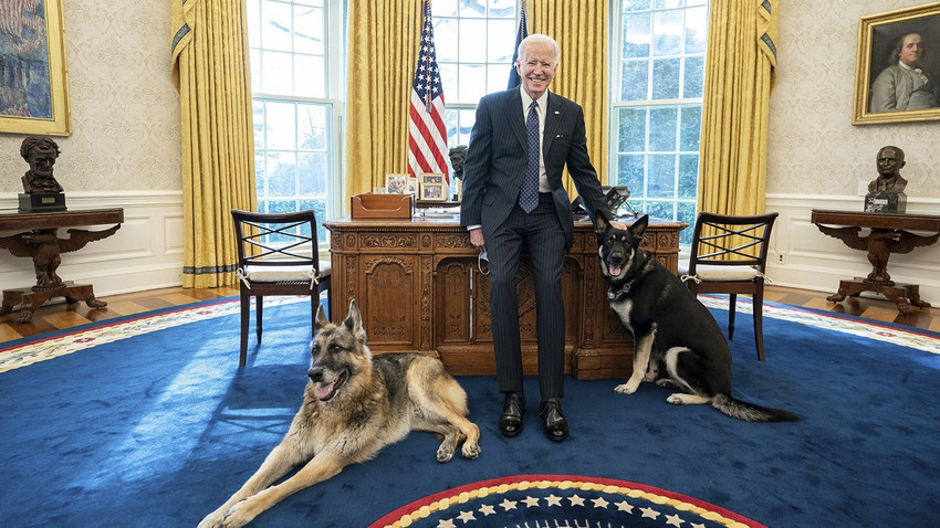 Fotoğraf: Joe Biden, Champ ve Mayor