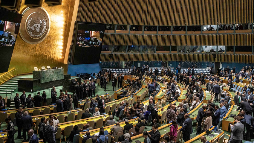 Delegeler ve dünya liderleri 19 Eylül'de BM Genel Kurulu'ndaydı (Fotoğraf: Dave Sanders/The New York Times)