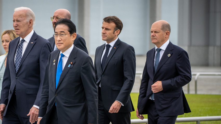 Fotoğraf Arşiv: G7 ülkeleri Japonya'nın Hiroşima kentinde bir araya geldi (Michael Kappeler/Getty Images/ 19.05.203)