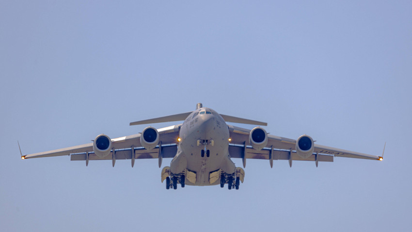 Temsili Fotoğraf: ABD Hava Kuvvetleri'ne ait bir Boeing C-17 askeri kargo uçağı