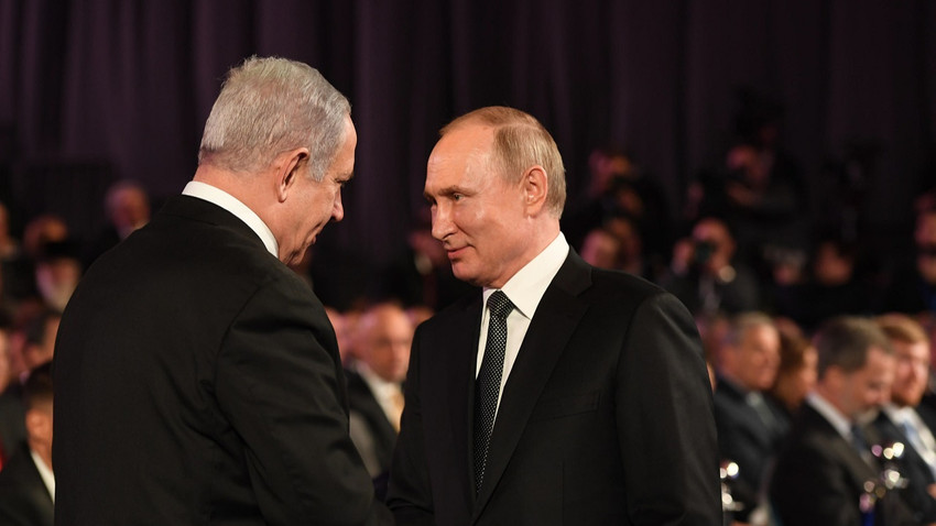 Benjamin Netanyahu - Vladimir Putin (Arşiv)