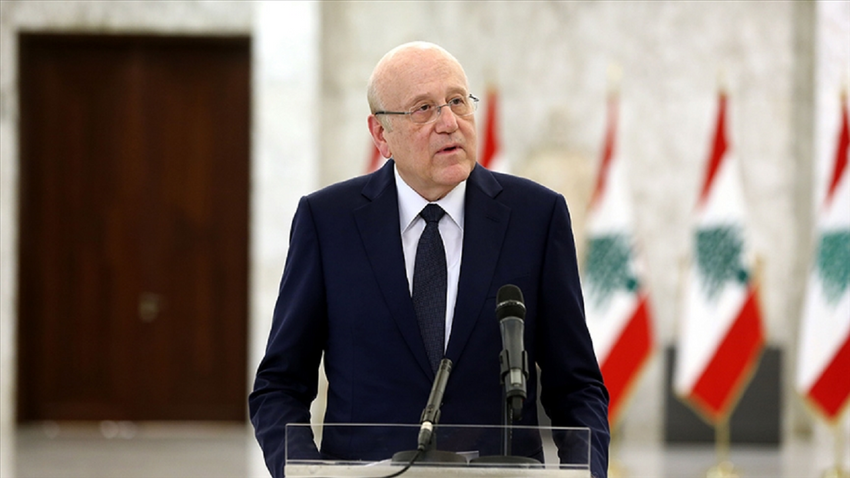 Lübnan Başbakanı Mikati: Halkın güneyde açılacak bir cepheyi kaldıracak gücü yok