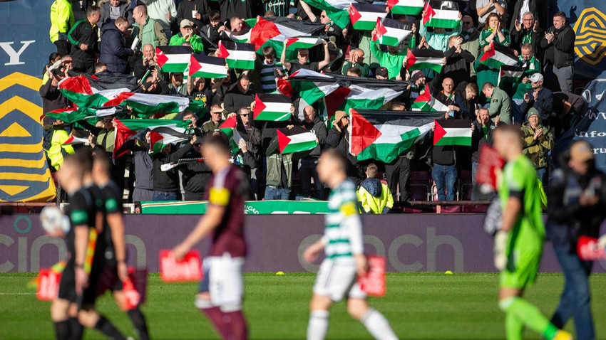 Celtic taraftarı Filistin bayrağı yasağına uymayacak
