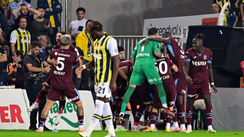 Fenerbahçe'nin serisi son buldu: 5 gollü maçta kazanan Trabzonspor