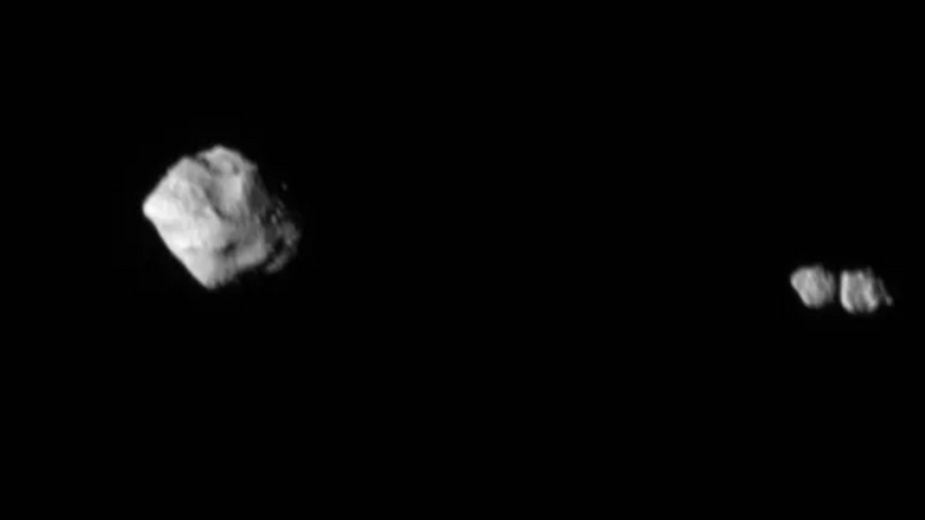 NASA'nın Lucy misyonundan yeni keşif: Asteroit yörüngesinde ikiz asteroit