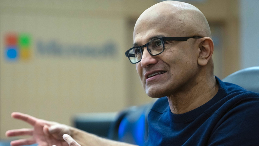 Microsoft'un CEO'su Satya Nadella eski OpenAI liderleri tarafından yönetilen yeni bir yapay zeka laboratuvarının inovasyona yeni bir hız katacağını söyledi. (Fotoğraf: Ruth Fremson/The New York Times)