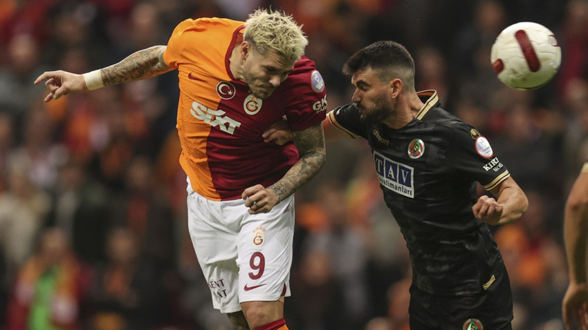 Galatasaray Alanyaspor'u 4 golle geçti