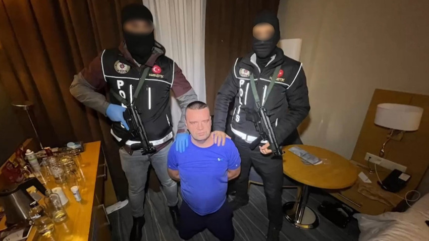 Kırmızı bültenle aranan suç örgütü elebaşı Monaghan, İstanbul'da yakalandı