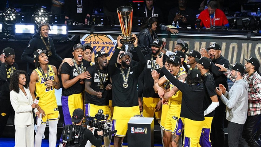 NBA'in sezon içi turnuvasını Los Angeles Lakers kazandı: En iyi oyuncu LeBron James