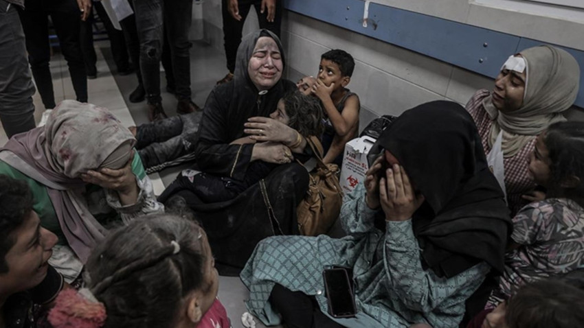 İsrail vurdu, El-Ehli Baptist Hastanesi hizmet dışı kaldı