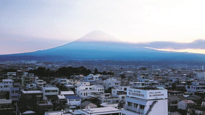Japonya’daki Fuji Dağı’nın üzerindeki bulutlara mikroplastiklere rastlandı. Fotoğraf: Ko Sasaki/The New York Times