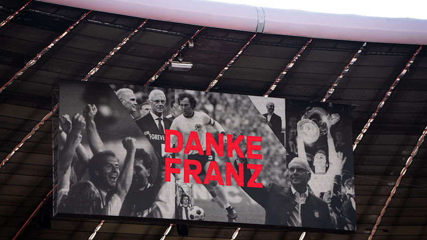 Allianz Arena'da Beckenbauer anması: Her şey için teşekkürler Franz