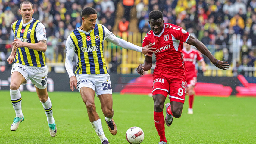 Fenerbahçe Samsunspor maçında iki puan bıraktı, galibiyet serisi sona erdi