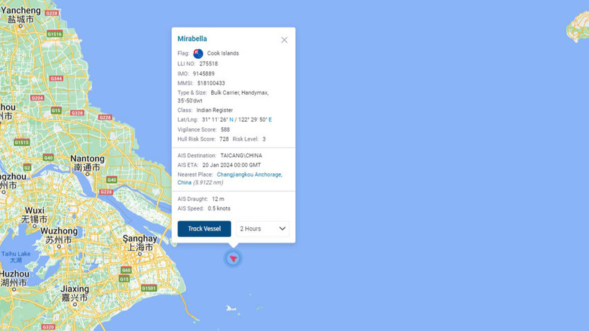 Şanghay açıklarında Türk denizcilerin bulunduğu gemi battı, 21 denizci kurtarıldı