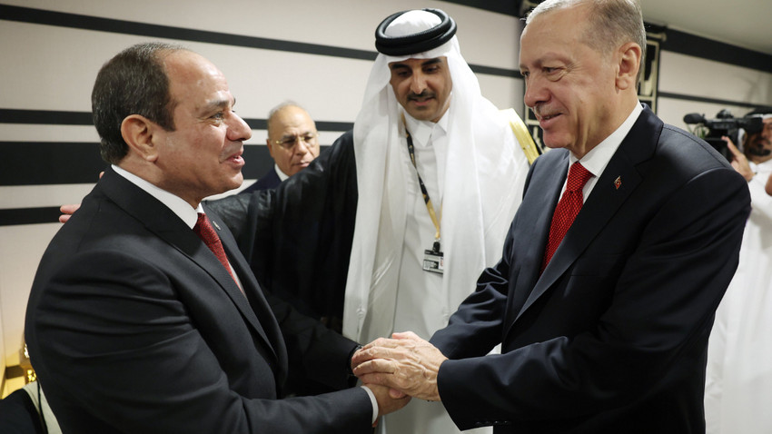 Cumhurbaşkanı Erdoğan, Katar'da düzenlenen 2022 FIFA Dünya Kupası'nın açılışı dolayısıyla liderlere verilen resepsiyona katıldı (20.11.2022)