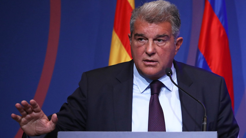 Barcelona Başkanı Laporta açıkladı: Avrupa Süper Ligi'ne katılmayı kabul eden kulüpler