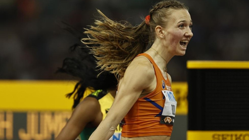 Hollandalı atlet Femke Bol 400 metrede dünya rekoru kırdı