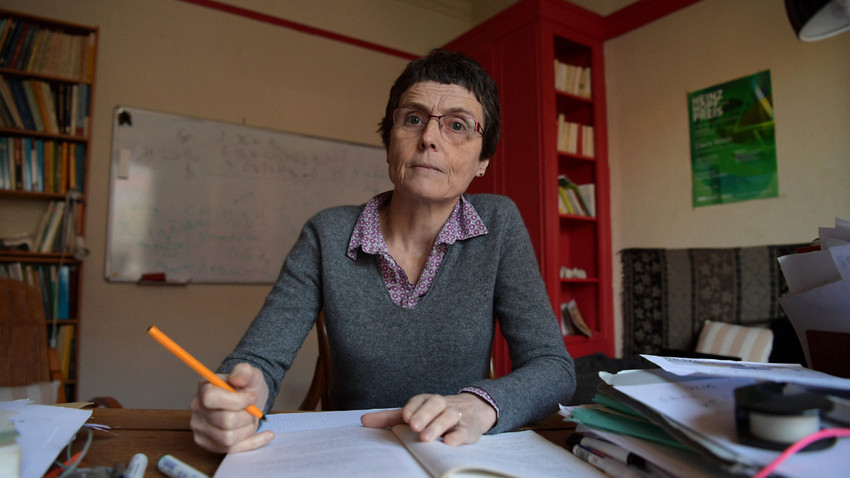 Fotoğraf:&nbsp;Matematik profesörü&nbsp;Claire Voisin (Christophe Archambault/Getty Images)