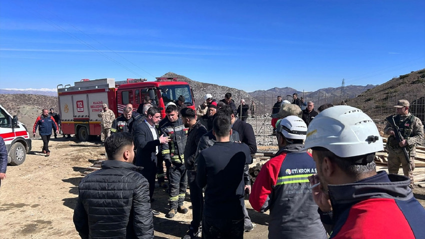 Enerji ve Tabii Kaynaklar Bakanlığı: Elazığ'daki madendeki tüm işçiler kurtarıldı