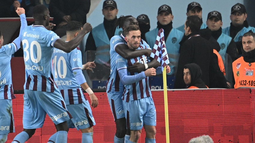 Visca'nın golüyle turladı: Trabzonspor kupada yarı finalde