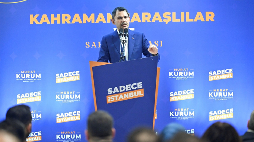 İBB Başkan adayı Kurum: Bizim verdiğimiz söz onların hatırlamadıkları sözlere benzemez