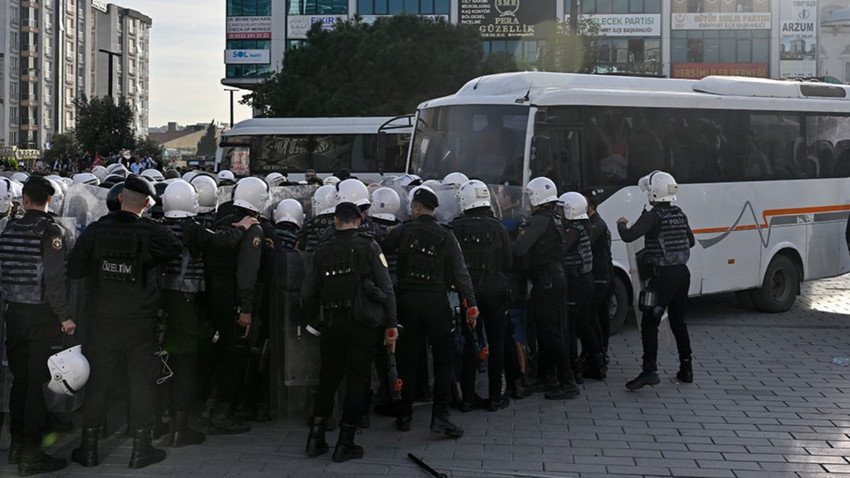 İstanbul'daki eylemlerde çok sayıda gözaltı