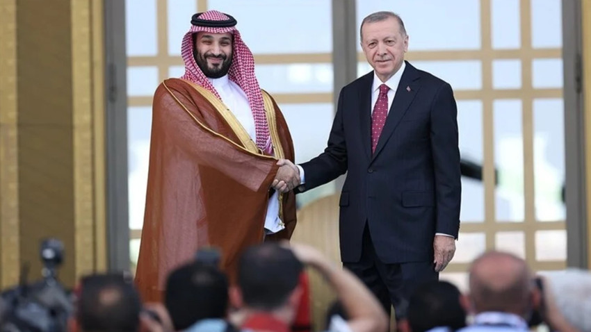 Cumhurbaşkanı Erdoğan Suudi Arabistan Veliaht Prensi Selman ile görüştü