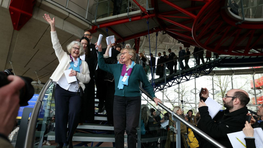 Climate Seniors grubu mahkeme kararını sevinçle karşıladı (REDERICK FLORIN/AFP via Getty Images)
