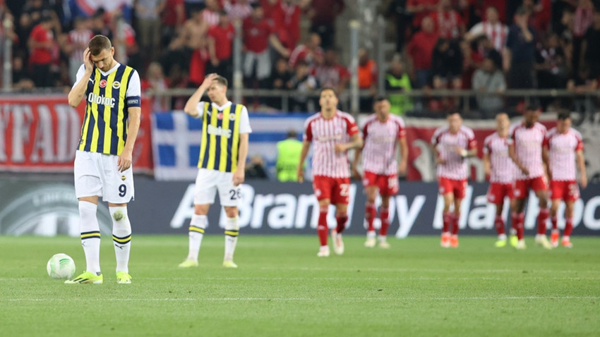 Fenerbahçe 3-0 geriye düştüğü Olympiakos maçında 2 gol bularak tur şansını İstanbul'a taşıdı