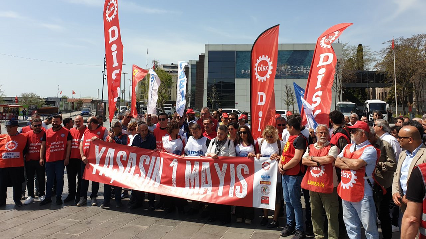 DİSK, KESK, TMMOB, TTB ve TDB'den açıklama: 1 Mayıs'ta taksim'de olacağız