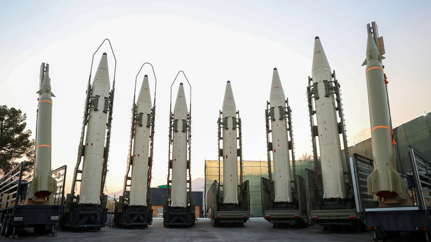 Fotoğraf: İran Savunma Sanayi tarafından üretilen Hürremşehr ve Hac Kasım stratejik füzeleri