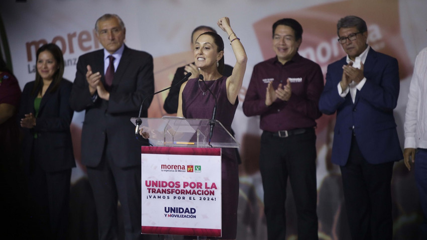 Meksika'da seçilmesine kesin gözüyle bakılan, iktidar partisinin adayı Claudia Sheinbaum