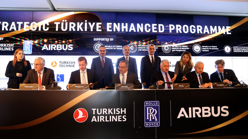 Türk Hava Yolları, Airbus ve Rolls-Royce'dan stratejik iş birliği